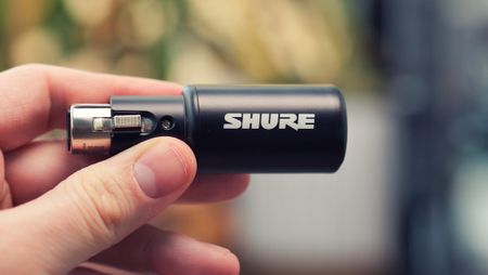 Close up of Shure Shure MVX2U Gen 2